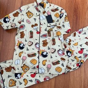 the hundreds x garfield pajamas